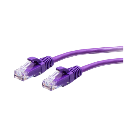 C2G 25ft (7.6m) Cat6a Snagless Unshielded (UTP) Slim Ethernet Network Patch Cable, Purple — Being Shipped