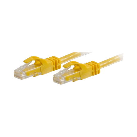 C2G 3ft (0.9m) Cat6 Snagless Unshielded (UTP) Network Crossover Patch Cable, Yellow — Being Shipped