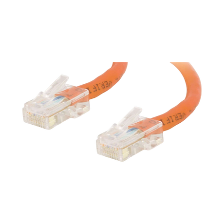 C2G 3ft (0.9m) Cat5e Non-Booted Unshielded (UTP) Network Crossover Patch Cable, Orange — Being Shipped