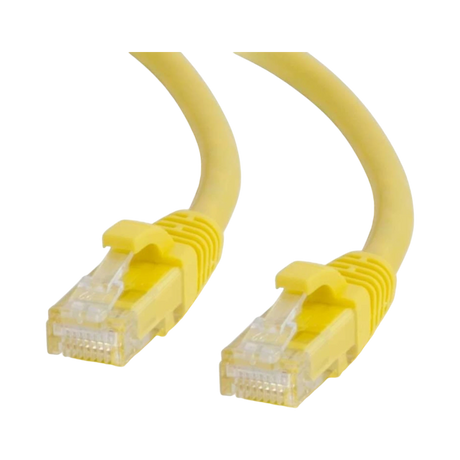 C2G 35ft (10.7m) Cat6 Snagless Unshielded (UTP) Ethernet Network Patch Cable, Yellow — Being Shipped
