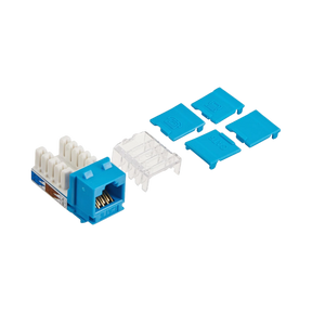 C2G Cat6 RJ45 UTP Keystone Jack, Blue — Being Shipped