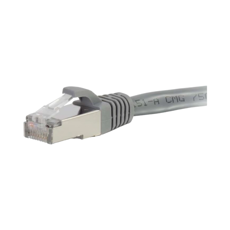 C2G 7ft (2.1m) Cat6 Snagless Shielded (STP) Ethernet Network Patch Cable, Gray — Being Shipped