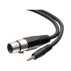 C2G 1.5ft (0.46m) 3.5mm Male 3 Position TRS to Female XLR Cable — Being Shipped
