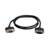 C2G 10ft (3m) Serial RS232 DB9 Null Modem Cable with Low Profile Connectors M/F, In-Wall CMG-Rated — Being Shipped