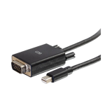 C2G 10ft (3m) Mini DisplayPort Male to VGA Male Active Adapter Cable, Black — Being Shipped