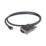 C2G 10ft (3m) Mini DisplayPort Male to VGA Male Active Adapter Cable, Black — Being Shipped