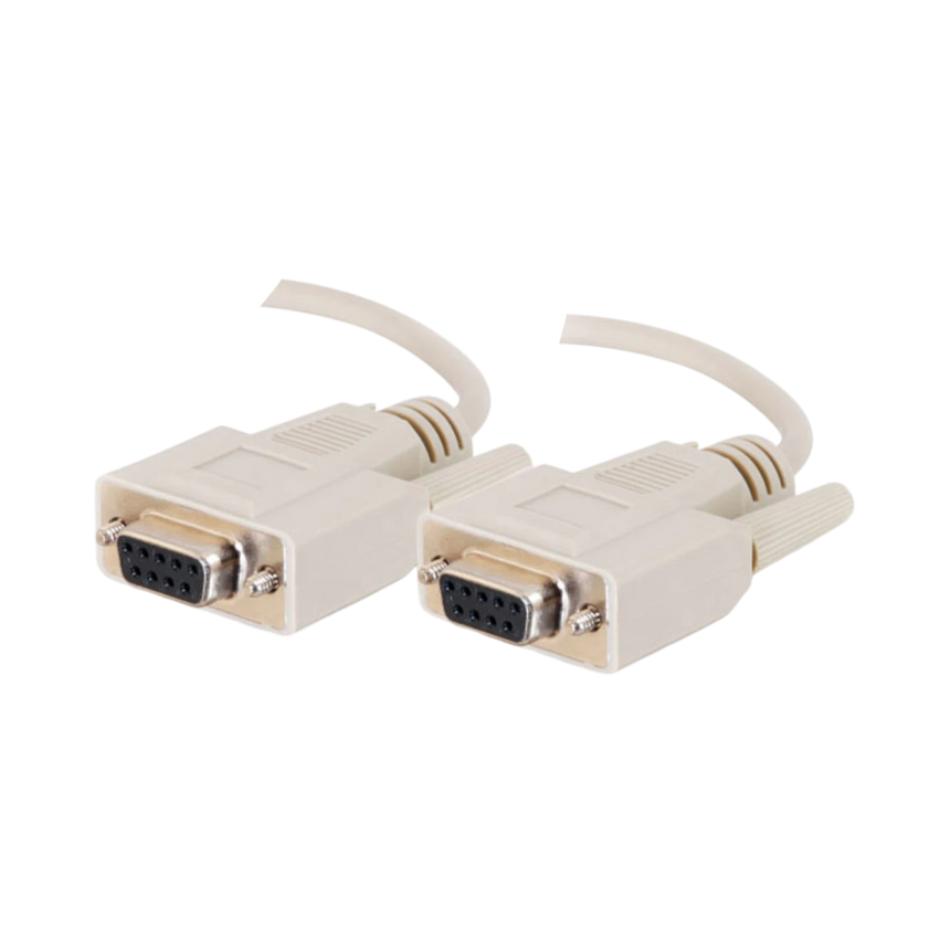 C2G 10ft (3m) DB9 F/F Serial RS232 Cable, Beige — Being Shipped
