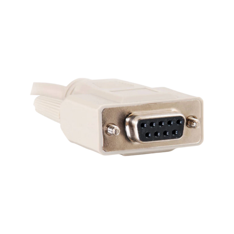 C2G 10ft (3m) DB9 F/F Serial RS232 Cable, Beige — Being Shipped