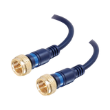 C2G 1.5ft (0.46m) Velocity Mini-Coax F-Type Cable — Being Shipped