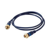 C2G 1.5ft (0.46m) Velocity Mini-Coax F-Type Cable — Being Shipped