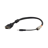 C2G 1.5ft (0.46m) RapidRun VGA (HD15) + 3.5mm Flying Lead — Being Shipped