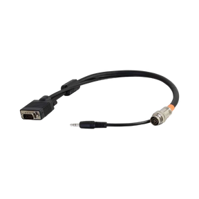 C2G 1.5ft (0.46m) RapidRun VGA (HD15) + 3.5mm Flying Lead — Being Shipped