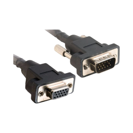 C2G 1ft (0.3m) Panel-Mount HD15 SXGA M/F Monitor Extension Cable — Being Shipped