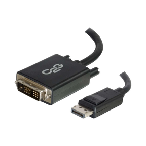 C2G 15ft (4.6m) DisplayPort Male to Single Link DVI-D Male Adapter Cable, Black — Being Shipped