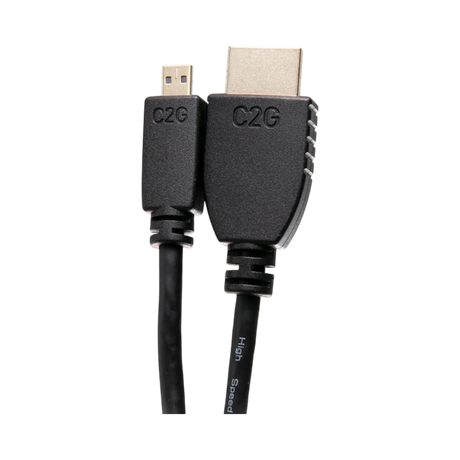 C2G 10ft (3m) Standard Speed HDMI to Micro HDMI Cable with Ethernet — Being Shipped