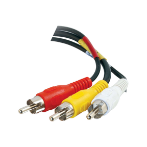 C2G 25ft (7.6m) Value Series Composite Video + Stereo Audio Cable — Being Shipped
