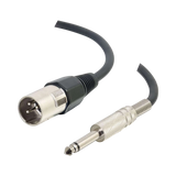 C2G 25ft (7.6m) Pro-Audio XLR Male to 1/4in Male Cable — Being Shipped