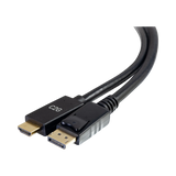 C2G 3ft (0.9m) DisplayPort Male to HDMI Male Passive Adapter Cable, 4K 30Hz — Being Shipped