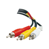 C2G 3ft (0.9m) Value Series Composite Video + Stereo Audio Cable — Being Shipped