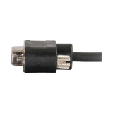 C2G 25ft (7.6m) Serial RS232 DB9 Null Modem Cable with Low Profile Connectors F/F, In-Wall CMG-Rated — Being Shipped