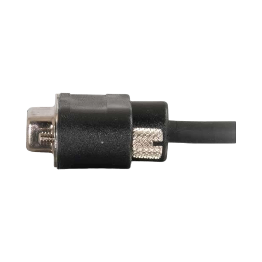 C2G 25ft (7.6m) Serial RS232 DB9 Null Modem Cable with Low Profile Connectors F/F, In-Wall CMG-Rated — Being Shipped