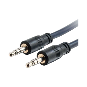 C2G 50ft (15.2m) 3.5mm Stereo Audio Cable with Low Profile Connectors M/M, Plenum CMP-Rated — Being Shipped