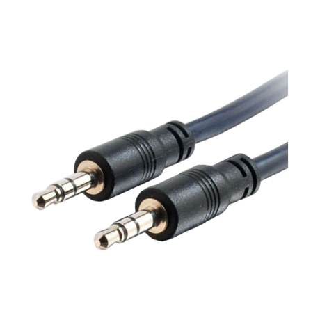 C2G 50ft (15.2m) 3.5mm Stereo Audio Cable with Low Profile Connectors M/M, Plenum CMP-Rated — Being Shipped