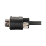 C2G 3ft (0.9m) Serial RS232 DB9 Null Modem Cable with Low Profile Connectors M/F, In-Wall CMG-Rated — Being Shipped