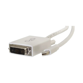 C2G 6ft (1.8m) Mini DisplayPort Male to Single Link DVI-D Male Adapter Cable, White — Being Shipped