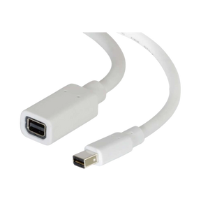 C2G 6ft (1.8m) Mini DisplayPort Extension Cable M/F, White — Being Shipped