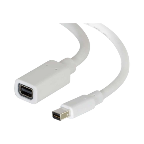 C2G 6ft (1.8m) Mini DisplayPort Extension Cable M/F, White — Being Shipped