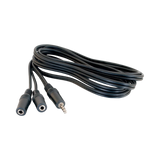 C2G 6ft (1.8m) One 3.5mm Stereo Male to Two 3.5mm Stereo Female Y-Cable — Being Shipped