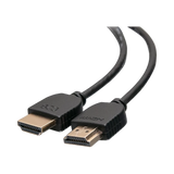 C2G 3ft (0.9m) Plus Series Slim Flexible HDMI Cable with Low Profile Connectors (2-pk), 4K 60Hz — Being Shipped