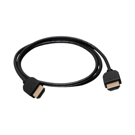 C2G 3ft (0.9m) Plus Series Slim Flexible HDMI Cable with Low Profile Connectors (2-pk), 4K 60Hz — Being Shipped