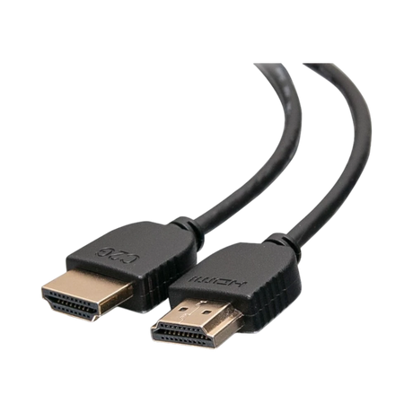 C2G 6ft (1.8m) Plus Series Slim Flexible HDMI Cable with Low Profile Connectors (2-pk), 4K 60Hz — Being Shipped