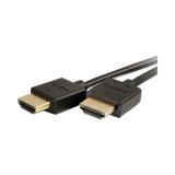 C2G 6ft (1.8m) Plus Series Slim Flexible HDMI Cable with Low Profile Connectors (2-pk), 4K 60Hz — Being Shipped