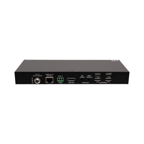 C2G HDMI HDBaseT + 3.5mm, USB-B to A, and RS232 over Cat Extender Box Transmitter to Box Receiver, 4K 60Hz — Being Shipped