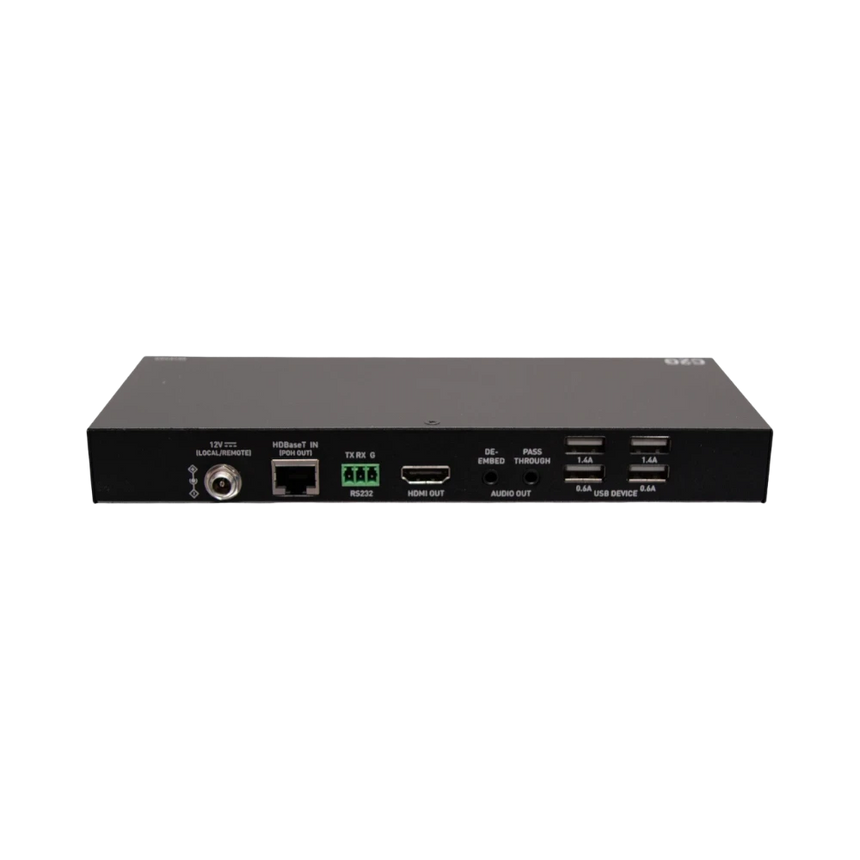 C2G HDMI HDBaseT + 3.5mm, USB-B to A, and RS232 over Cat Extender Box Transmitter to Box Receiver, 4K 60Hz — Being Shipped