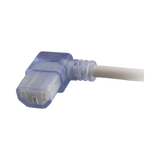 C2G 2ft (0.6m) 16 AWG Hospital Grade Power Cord (NEMA 5-15P to IEC320C13R), Gray with Clear Connectors (TAA Compliant) — Being Shipped