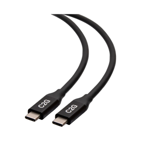 C2G 2.5ft (0.8m) USB-C Male to USB-C Male Cable (20V 5A), USB4 (40Gbps) — Being Shipped