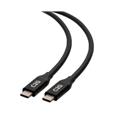 C2G 2.5ft (0.8m) USB-C Male to USB-C Male Cable (20V 5A), USB4 (40Gbps) — Being Shipped