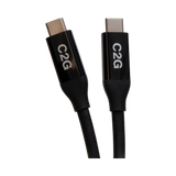 C2G 2.5ft (0.8m) USB-C Male to USB-C Male Cable (20V 5A), USB4 (40Gbps) — Being Shipped