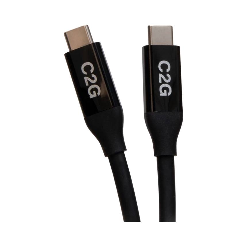 C2G 2.5ft (0.8m) USB-C Male to USB-C Male Cable (20V 5A), USB4 (40Gbps) — Being Shipped