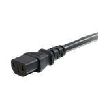 C2G 15ft (4.6m) 16 AWG Hospital Grade Power Cord (NEMA 5-15P to IEC320C13) (TAA Compliant), Black — Being Shipped