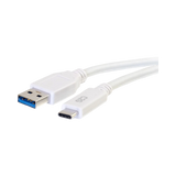 C2G 10ft (3m) USB-C to USB-A 3.2 Gen 1 (5Gbps) Cable M/M, White — Being Shipped