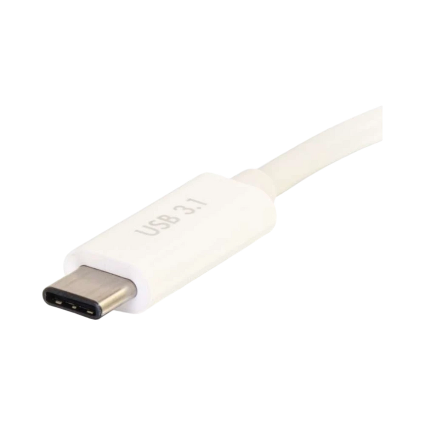 C2G USB-C to VGA Video Multiport Adapter with Power Delivery up to 60W, White — Being Shipped