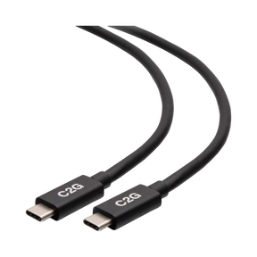 C2G 3.3ft (1m) USB-C Male to USB-C Male Cable (20V 5A), USB4 (40Gbps) — Being Shipped