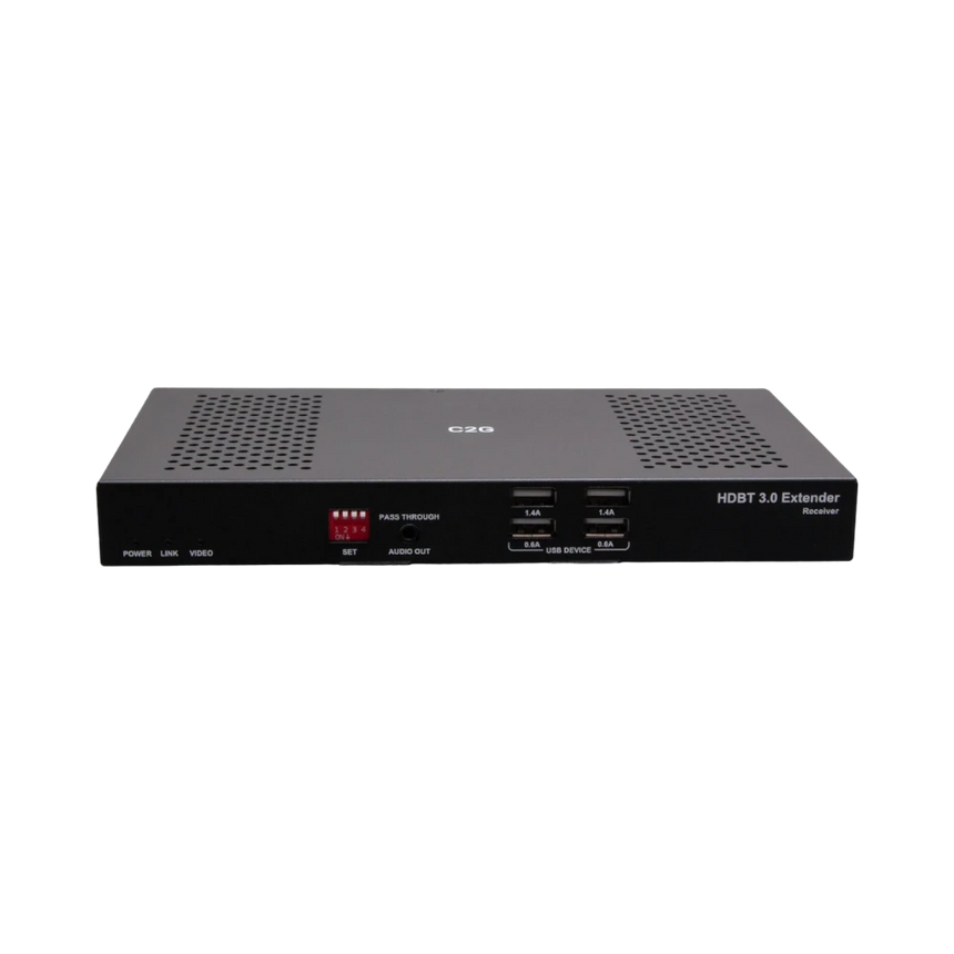 C2G HDMI HDBaseT + USB-B to A + RS232 Over Cat Extender Box TX to Box RX (18Gbps) 4K 60Hz up to 328ft — Being Shipped