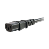 C2G 8ft (2.4m) 18 AWG Coiled Hospital Grade Power Cord (NEMA 5-15P to IEC320C13) (TAA Compliant), Black — Being Shipped
