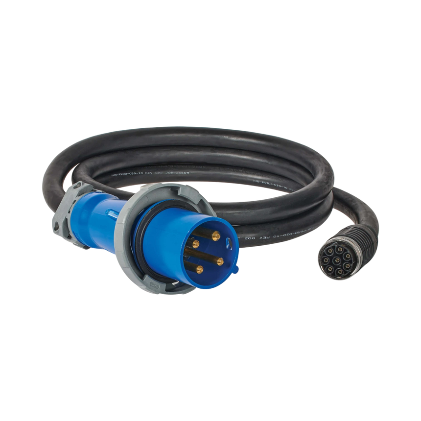 Eaton Power Cord for Select Eaton Universal PDUs, 17300VA 208V Delta 3-Phase, 460P9W Input, 60A, 10 ft. (3.05 m) — Being Shipped